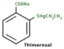Thimerosal molecule