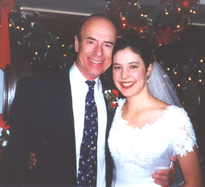 Dad and Lorena at her Open House in San Jose